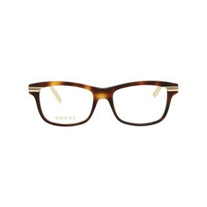 Gucci Square-Frame Acetate Optical Frames Brown Womens
